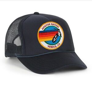 Aviator Nation Navy Trucker Hat